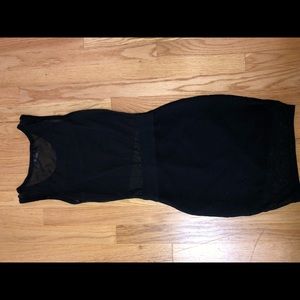 Black bodycon mini dress